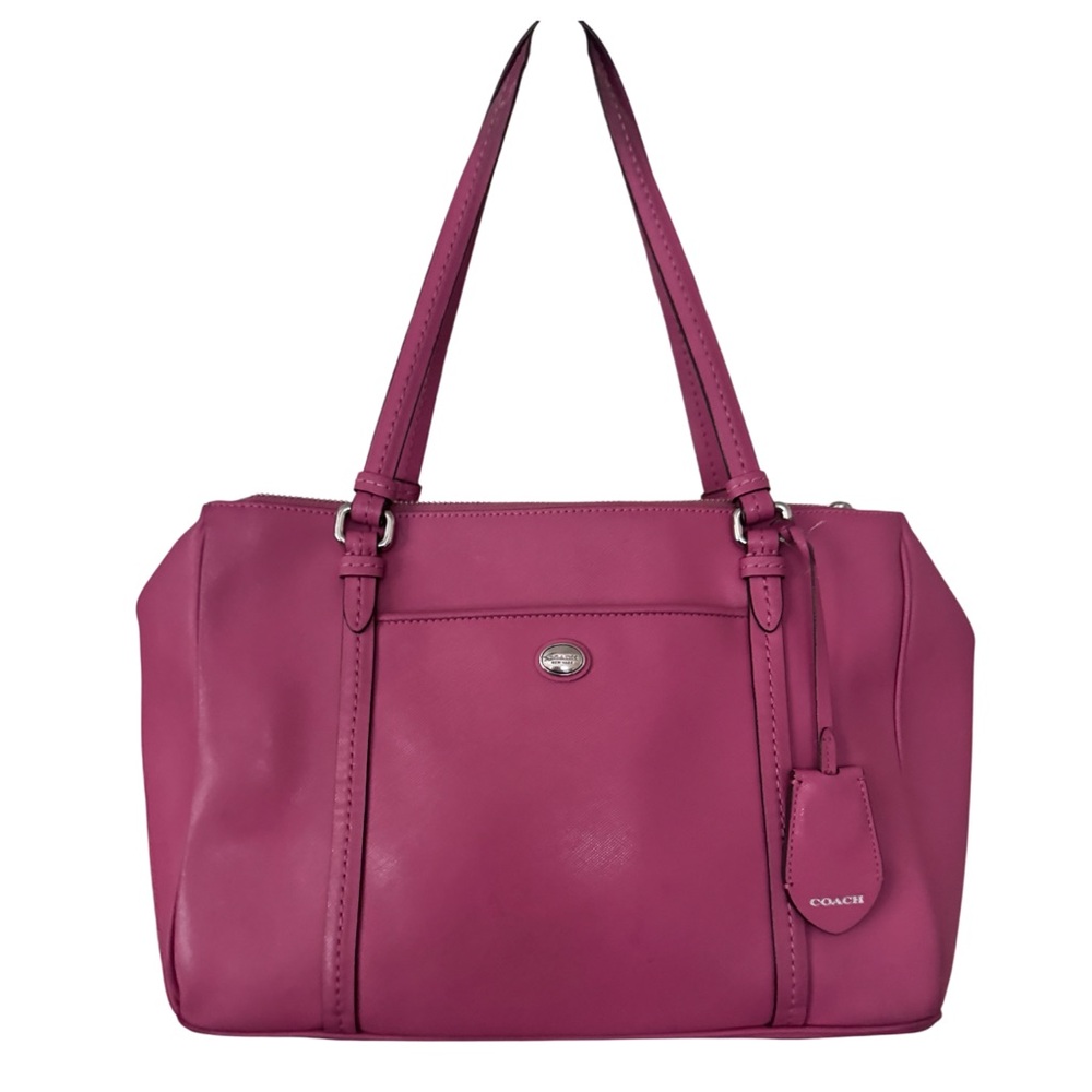 Coach Pink Leather Tote